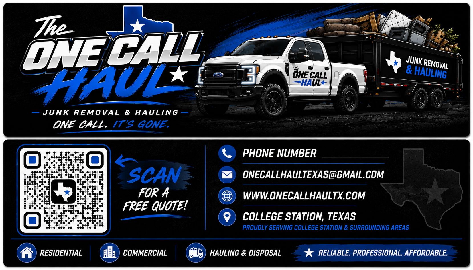 One Call Haul — reliable, professional, affordable junk removal